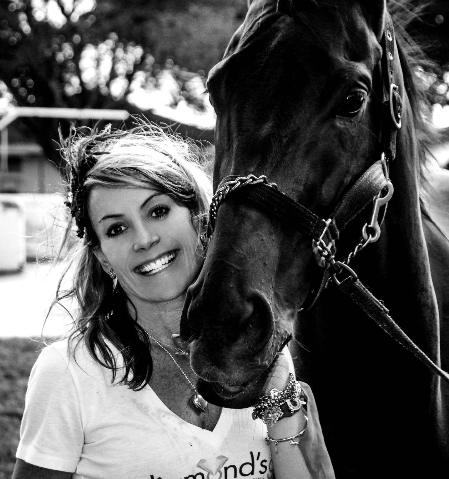 Vanessa Nye with a horse